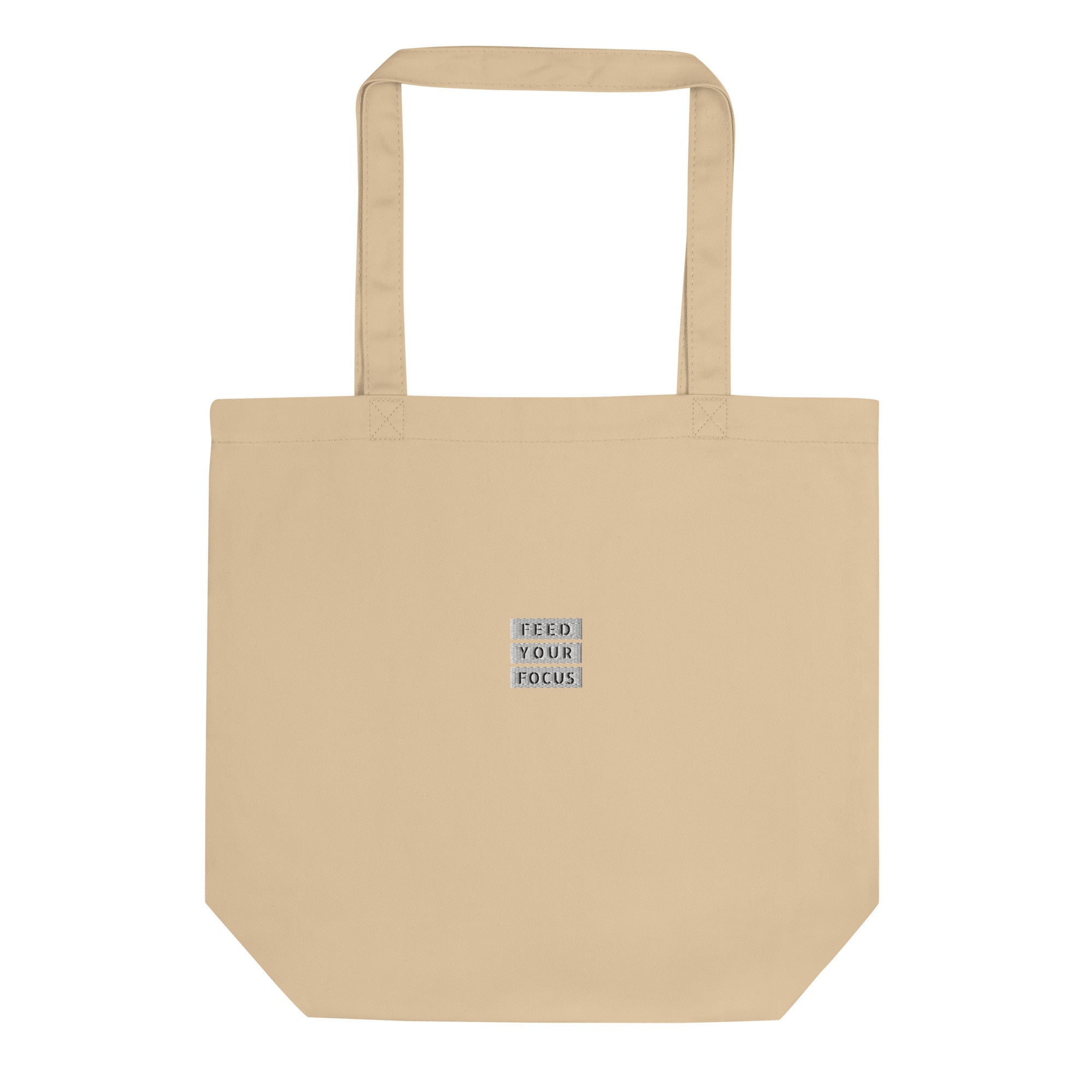 Eco Embroidered Oyster Tote Bag - Feed Your Focus – ElevatedRise