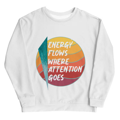 All-Over Print Men's Sweatshirt - Energy Flows