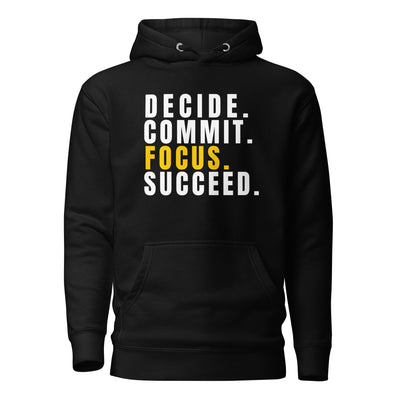 Men's Hoodie - Focus Succeed