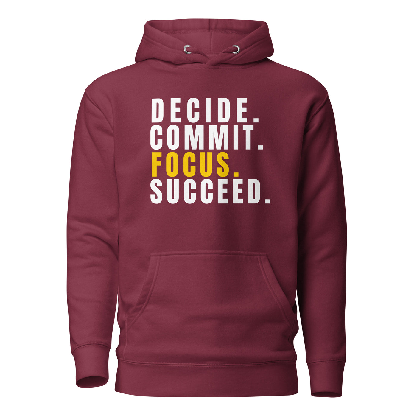 Men's Hoodie - Focus Succeed