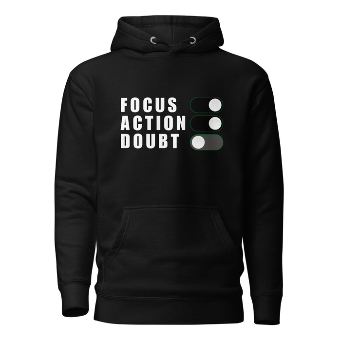 Men's Hoodie - Focus Action Doubt