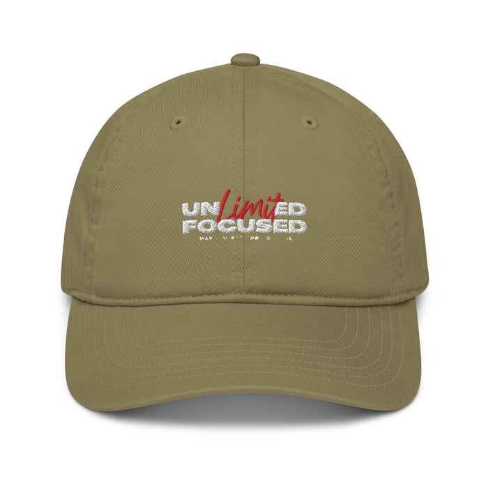 Organic Baseball Cap - Unlimited Focused