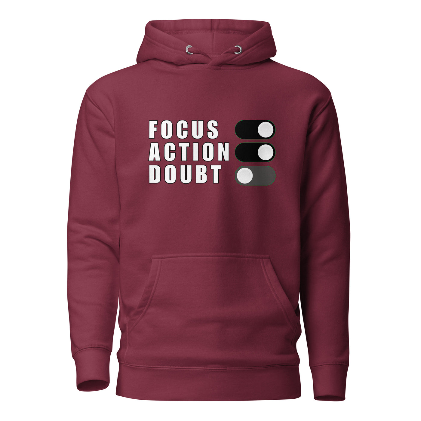 Women's Hoodie - Focus Action Doubt