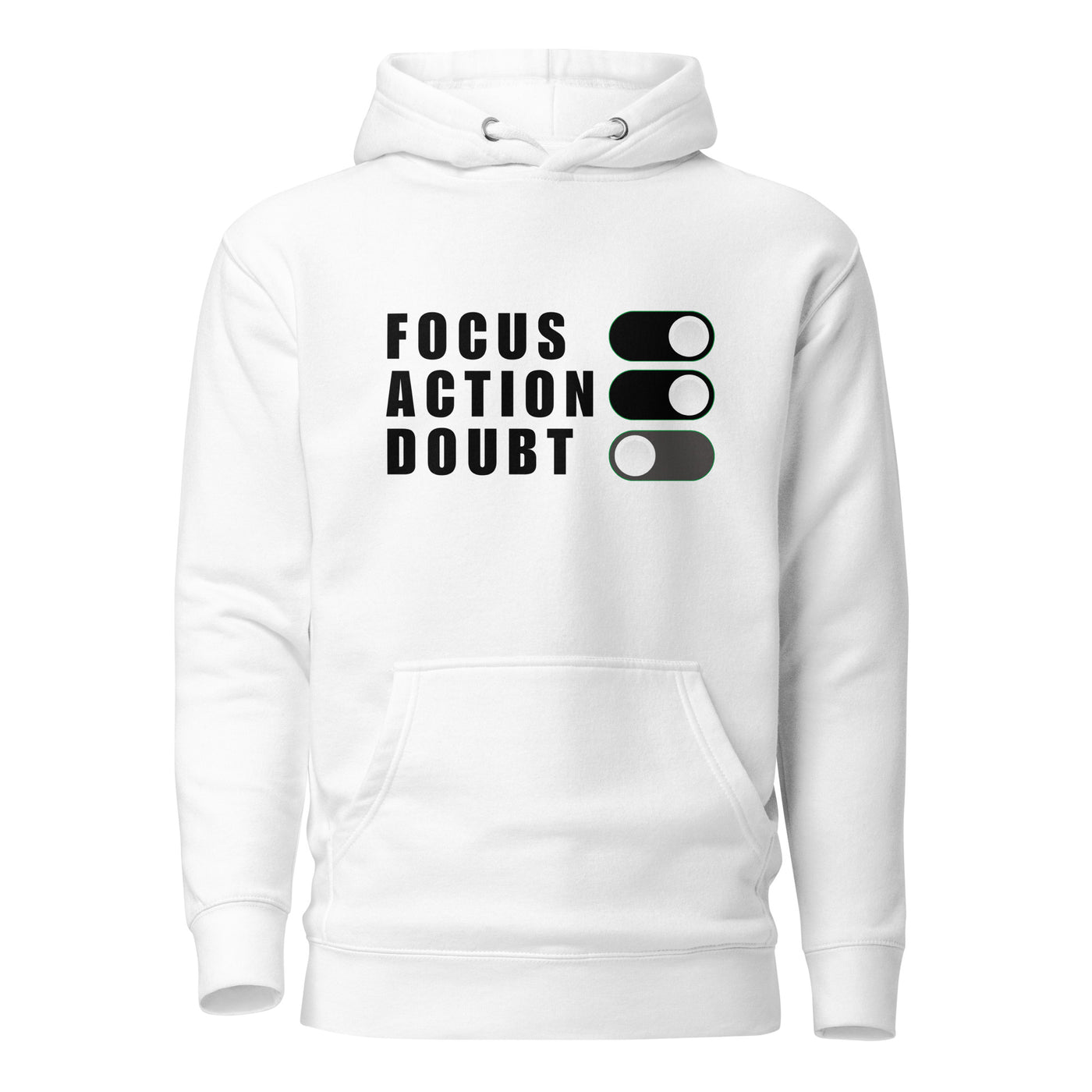 Women's Hoodie - Focus Action Doubt