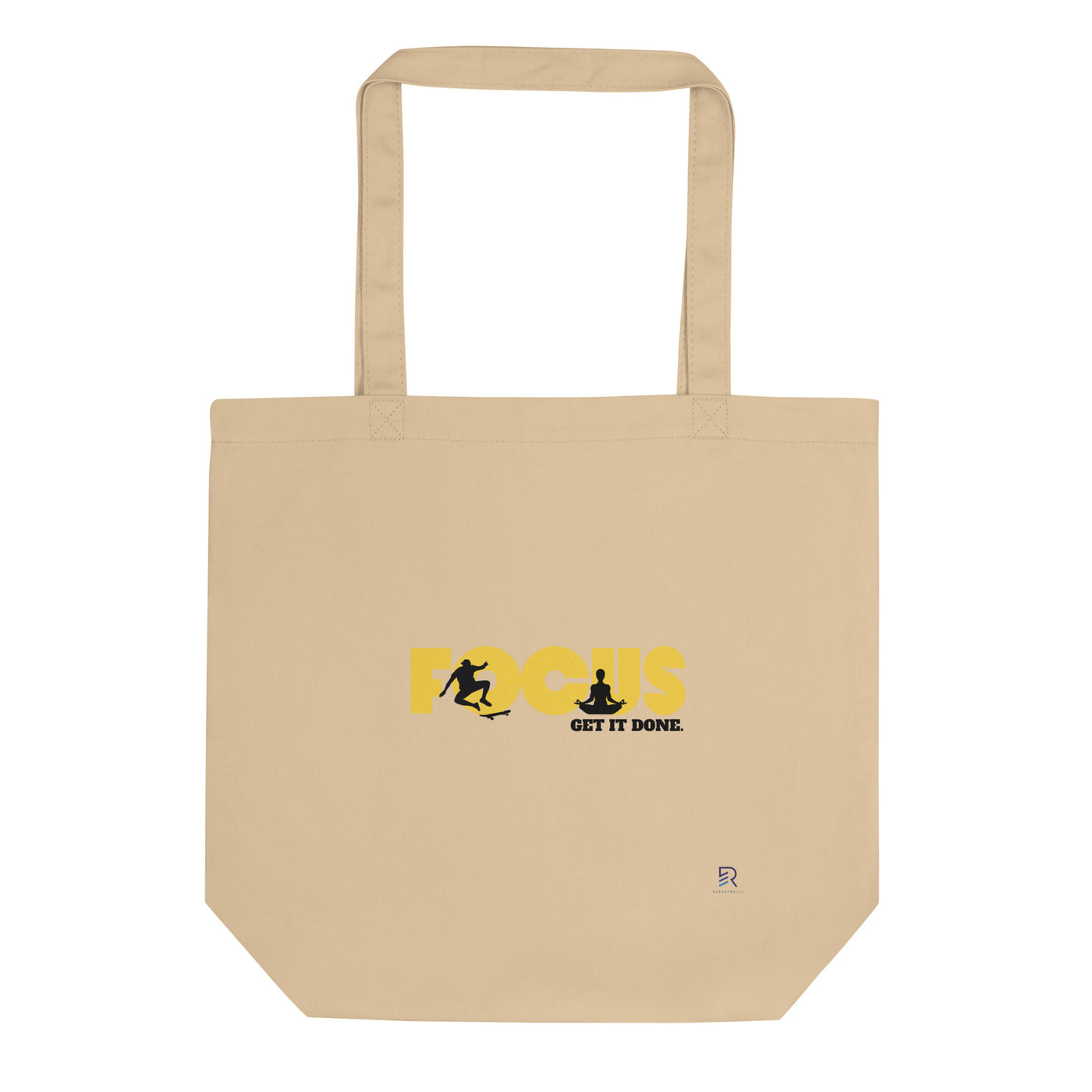 Eco Oyster Tote Bag - Stay Focus