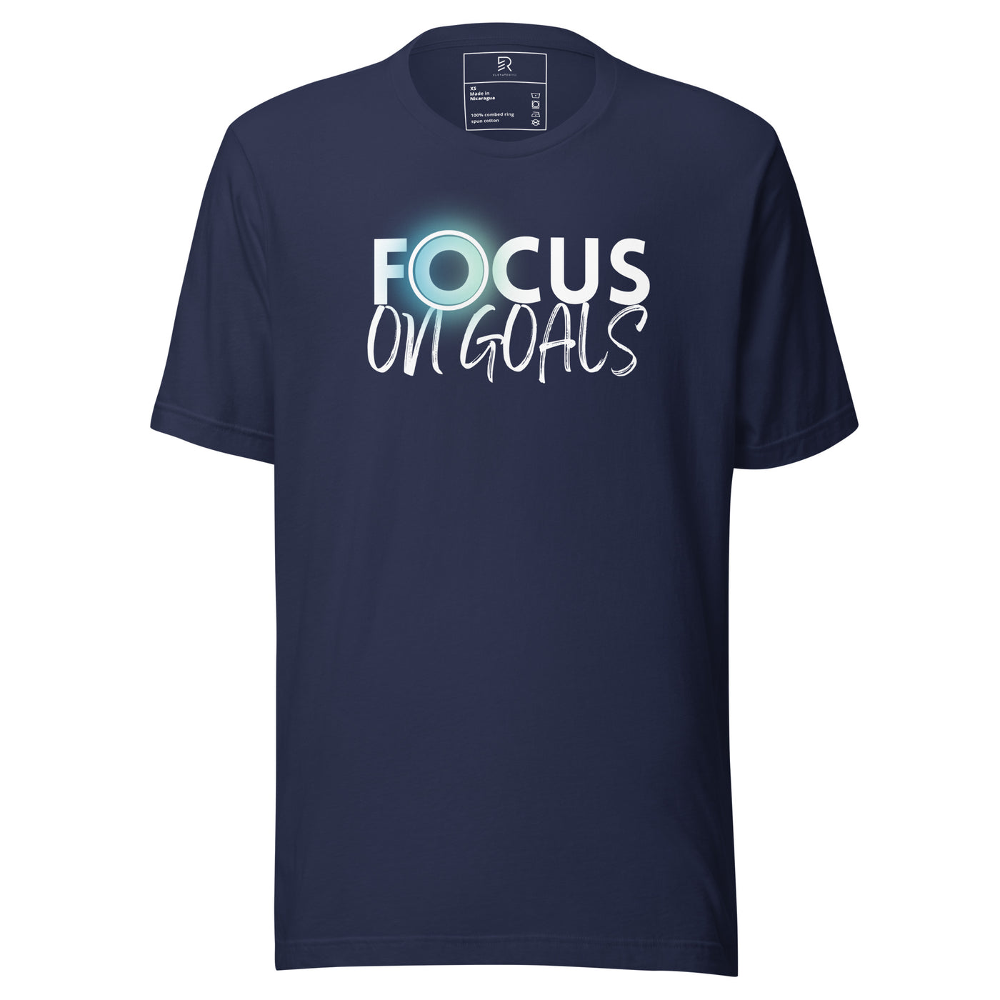 Women's Navy Staple T-Shirt - Focus On Goals