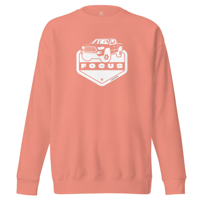 Women's Premium Pink Sweatshirt - Focus On